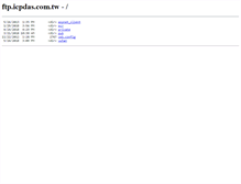 Tablet Screenshot of ftp.icpdas.com.tw